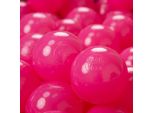 Kiddymoon 50 Palline Da Gioco ∅ 7Cm Per Bambini Palline Da Bagno In Plastica Eu, Rosa Scuro