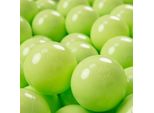 Kiddymoon 50 Palline Da Gioco ∅ 7Cm Per Neonati E Bambini Palline Da Bagno In Plastica Eu, Verde Chiaro