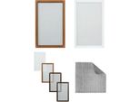 Zanzariera Telaio Alluminio Bianco Marrone Antracite 4 Misure A Scelta (120X140 Cm, Antracite)