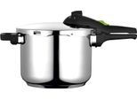 Fagor Rapid Xpress 6 Pentola A Pressione A Induzione 6 Litri, Superveloce, Acciaio Inox 18/10, 2 Impostazioni Di Pressione Argento
