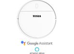 Tesla Robostar Iq100 Aspirapolvere Robotico 2 In 1, Con Controllo Tramite App, Ifttt, Google Home, Amazon Alexa, Motore Bldc, Ricarica Automatica