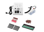 Jiubiaz Pedicure Elettrico Tagliaunghie Lima Per Unghie Manicure Set Smerigliatrice Per Unghie Studio Cutter Nail Design