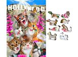 Puzzle In Legno Wooden City Gattino A Hollywood 2In1, 75 Pezzi Eco