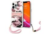Guess Guhcp13Xkcabpi Iphone 13 Pro Max6,7 RóżOwy/Pink Hardcase Camo Strap Collection