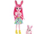 Enchantimals Bree Bunny Twist - Bambola Di 15 Cm Con Vestiti E Accessori