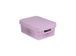 Curver Infinity Dots 11L Scatola Con Coperchio Rosa