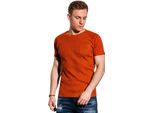 Ombre Clothing Maglietta A Maniche Corte Da Uomo Henshaw Red Brick M