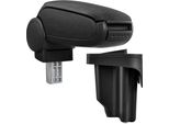 [Bracciolo Centrale, Perfetto Per Bmw E46, Anni 1998 - 2007 - Bracciolo Con Vano Portaoggetti - Imbottito - Tessuto - Nero