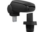 [Bracciolo Centrale, Perfetto Per Toyota Yaris A Partire Dal 2006 - Bracciolo Con Vano Portaoggetti - Imbottito - Tessuto - Nero