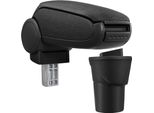 [Bracciolo Centrale, Perfetto Per Nissan Micra K13 Dal 2010 - Bracciolo Con Vano Portaoggetti - Imbottito - Tessuto - Nero