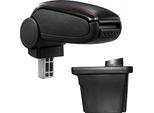 [Pro.Tec]® Hyundai I30 Fd Bracciolo Centrale In Pelle Finta Nero/Rosso Bracciolo Auto