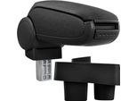 [Bracciolo Centrale, Perfetto Per Skoda Roomster Dal 2006 - Bracciolo Con Vano Portaoggetti - Imbottito - Tessile - Nero
