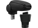 [Pro.Tec]® Toyota Yaris/Vitz (XP13) Bracciolo Centrale In Pelle Finta Nero Auto Kfz