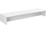 [Mensola Per Monitor 100X27X15Cm Bianco Elevazione Per Monitor Supporto Per Monitor Supporto Per Schermo