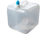 Wasserkanister Faltbar, 15 L, WasserbehäLter Transparent, Mit Drehverschluss
