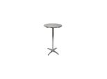 Alu-Stehtisch + Bistrotisch, HöHenverstellbar 70/110Cm, Ø=60Cm ~ Klappbar