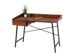 Konsolentisch MCW-J97, Schminktisch Ablagentisch, Schublade 3D-Struktur 98X114X60Cm Mvg-Zertifiziert ~ Braun