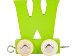 Small Foot Design 10373 Lettera W Colorata In Legno, Verde (1 Pezzo)