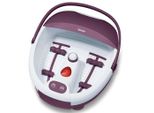 Beurer FußMassagebad 140W Heizbar Vibra Sprudel 3AufsäTze Lila-Ws Fb 21