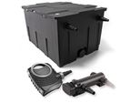 Set Completo Sunsun: Filtro Per Laghetti CBF-550 Fino A 60000 L Come Filtro A Flusso Continuo, Pompa Per Laghetti NEO7000 Supereco 7000L/H 50W, Chiarificatore Per Laghetti CUV-318 Con Chiarificatore Uvc 18W