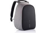 Xd-Design Bobby Hero Xl Zaino Nero, Grigio Schiuma, Polietilene Tereftalato (Pet)
