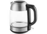Concept RK4080, 1,7 L, 2200 W, Nero, Acciaio Inox, Traslucido, Vetro, Acciaio Inox, Protezione Da Surriscaldamento, Senza Fili