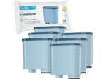 6X Filtro Wessper Aquaclear Carbon, Cartuccia Acqua Per Macchine Da Caffè Saeco/Philips (Saeco Aquaclean CA6903/00 E Philips Aquaclean CA6903/10)