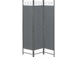 Divisorio Saragozza 3 Pezzi 120X171 Cm Parete Divisoria 3 Pezzi Parete Divisoria Privacy Parete Spagnola Grigio Scuro