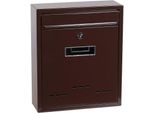 Cassetta Postale Marrone 31X26X9Cm