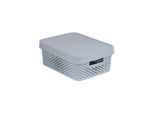 Curver Infinity Dots 11L Scatola Con Coperchio Grigio Chiaro