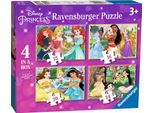 Puzzle 4 In 1 | Principessa Disney | Ravensburger | Puzzle Per Bambini