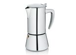 Kela 10835 Caffettiera Per Espresso, 4 Tazze, 200 Ml, Adatta All'induzione, Acciaio Inox, Latina