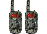 Retevis RT33 Walkie-Talkie Per Bambini, Regalo Di Pasqua Per Bambini Da 6 A 12 Anni, Torcia Led Vox A 8 Canali Per Uso Esterno, Ricaricabile (Mimetico)