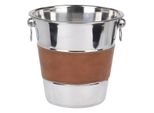 Secchiello Per Champagne In Acciaio Inox, Argento