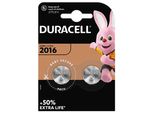 Duracell Electronics Knopfzelle Al Litio CR2016 3 V (2Er Blister)