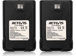 Batteria Retevis RT24 Batteria Originale Agli Ioni Di Litio 3,7V 1100Mah Per Retevis RT24 (2 Pezzi)