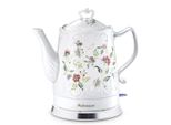 Rohnson R-7804 Bollitore A Batteria, Alloggiamento In Ceramica, Capacità 1,5 Litri, 1200 Watt, Base 360, Protezione Anti-Secchezza, Spegnimento Automatico