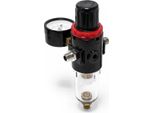 Filtro Aria Wiltec Con Separatore D'acqua E Regolatore Di Pressione Fino A 7 Bar, 2X Adattatori Da 12,91 Mm (1/4"), 9,51 Mm (1/8""), Accessori Per Compressore Per Aerografo"