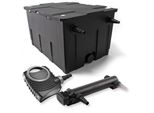 Set Completo Sunsun: Filtro Per Laghetti CBF-550 Fino A 60000 L Come Filtro A Flusso Continuo, Pompa Per Laghetti NEO7000 Supereco 7000L/H 50W, Chiarificatore Per Laghetti CUV-324 Con Chiarificatore Uvc 24W