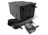 Set Completo Sunsun: Filtro Per Laghetti CBF-550 Fino A 60000 L Come Filtro A Flusso Continuo, Pompa Per Laghetti CTF-8000 Supereco 8000L/H 70W, Chiarificatore Per Laghetti CUV-336 Con Chiarificatore Uvc 36W, Tubo Per Laghetti Da 25 M 25 Mm