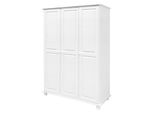 Armadio A 3 Ante 8863B Laccato Bianco