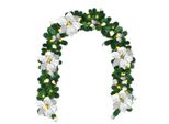 Tolletour 270Cm Ghirlanda Natalizia 50 Led Luci Fiabesche Ghirlanda Abete Decorazione Natalizia Argento