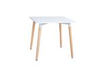 Tavolo Da Pranzo 80X80 One Bianco