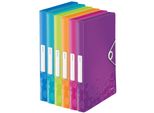 Cartella Leitz Wow Din A4 Pp Blu Ghiaccio