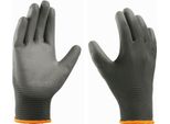 Texxor® Guanti A Maglia In Poliestere Rivestiti Di Poliuretano, Grigio/Grigio