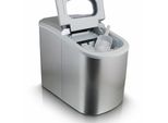MS-Point Eiswürfelmaschine Eiswürfelbereiter Eiswürfel Ice Maker Eis Maschine in Silber - Silber