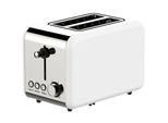 Toaster Retro 2-ScheibenToaster Toastautomat 850 Watt Weiß