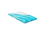 Juskys OrthopäDischer Topper 90 X 200 Cm - 7 Zonen Aus Memoryschaum 7 Cm Dick H2 - H3
