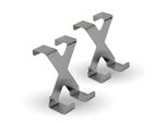 Ganci Per Porte E Finestre In Acciaio Inox, Set Di 6 (12 Ganci)