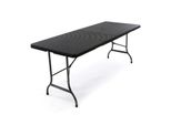 Vcm Klapptisch MaßE 180X75X70 Cm Partytisch Gartentisch Klappbar Rattanoptik